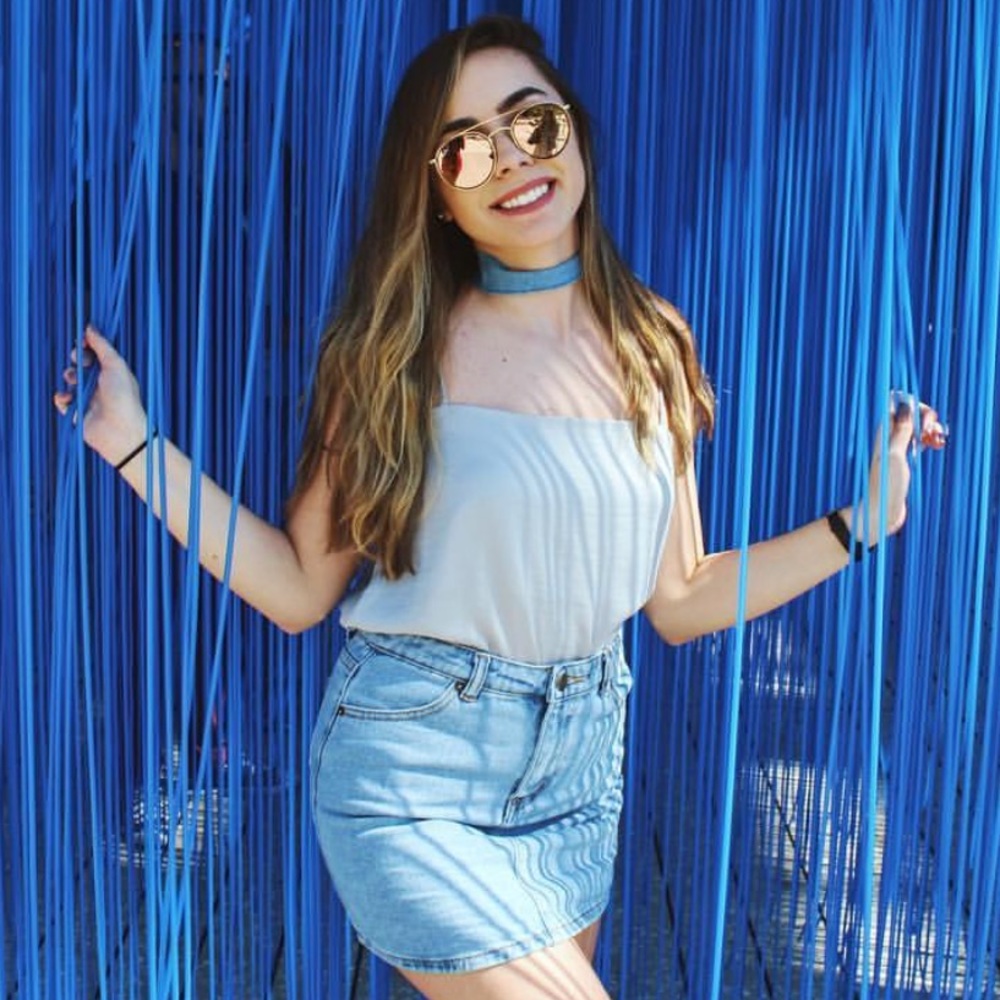 Forever 21 denim skirt